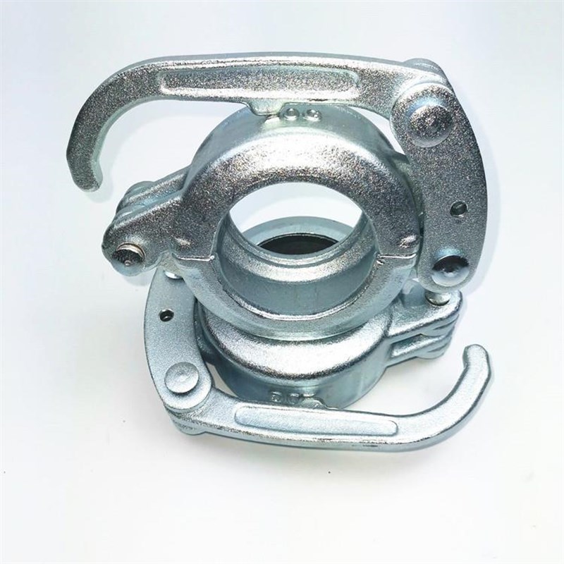 快速镀锌白色管卡湿喷机用2寸-3寸快速连接卡箍合Y金钢锻造抱箍