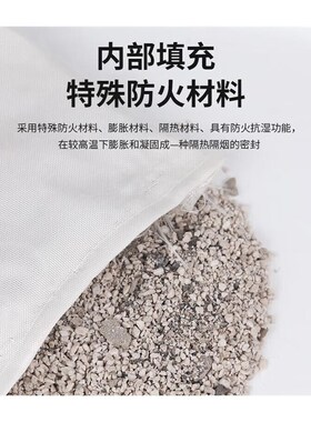 趣行防火包阻火包电线电力电缆桥架阻燃防G火枕封堵阻燃包 250型4