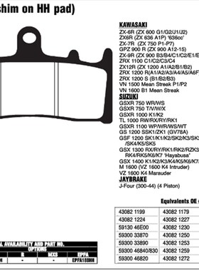 适配ZX-6R 98-01 ZRX1200 GSXR1000 K1 KK2 隼1300 99-07 前刹车