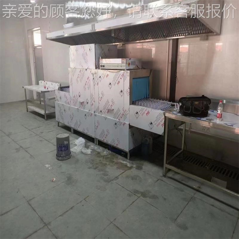 大型学校用长龙式洗碗流水线 碗清洗多功能机 P智能洗双MDV碗洗机