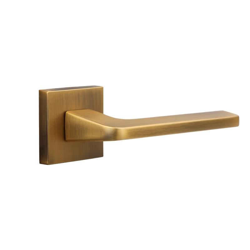 铝合金室内门磁吸静音门锁分x体门锁 卧室房门实心把手室内木门锁