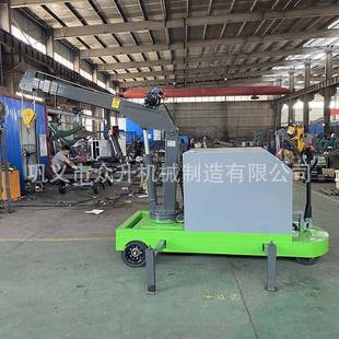 吊车众升1吨移动吊机充电式 车间旋转平衡式 小型起重机模具小吊车