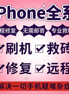 适用苹果手机iphone678X13141516远程刷机iPad移绕隐藏id屏幕激活