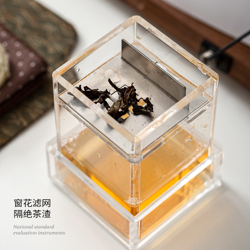 新款亚克力建水透明水盂茶渣桶杯洗茶道配件家用干泡台废水缸茶洗