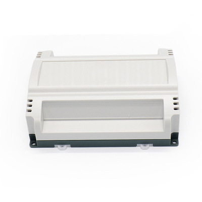 ABS阻燃盒AK80008 导轨PLC工控盒电子工程174*139*57MM塑料外壳