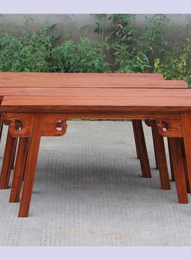 长条小板凳实木中式凳子榆木仿古明清古典餐凳两人座简约复古方凳