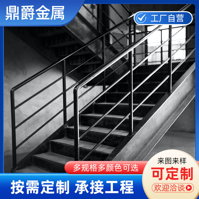 15J401作业平台钢梯 桥梁基坑钢结构热镀锌带扶手钢斜梯厂家直销