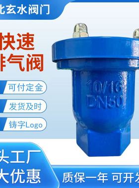 自动排气阀P11X法兰快速排气阀自来水管道进气阀单口排气阀N25040