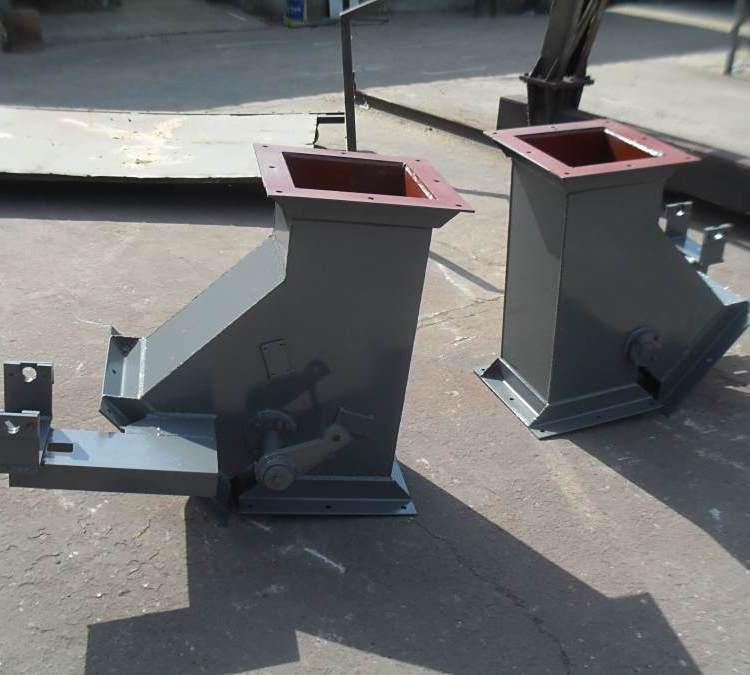 400*400正三通电动三通分料器含衬板