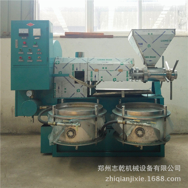 商用 螺旋榨油机 大豆菜籽高出油率榨油设备 新型多功能亚麻榨油