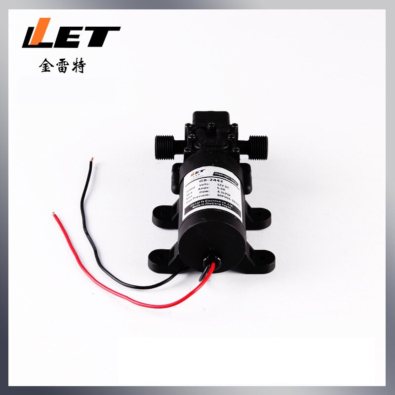 12V 24V洗车微型隔膜泵 GB-2442农用高压洗车泵 车用洗水泵