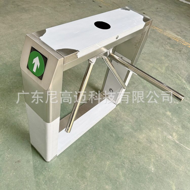 工厂单象通行三辊闸不锈钢出入口闸机景区车站食堂超市单向旋转门
