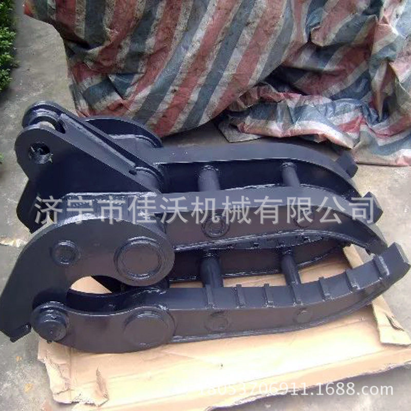 旋转夹木器 小型机械抓木机 200挖机抓钢机厂家直销