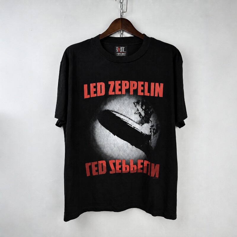 自主LedZeppelin齐柏林飞艇短袖