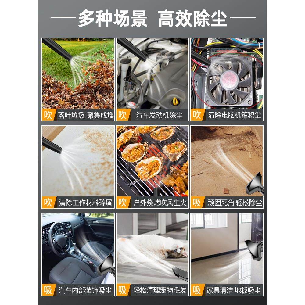 鹰视眼进口大功率吹风机除尘小型鼓风机电脑清吹灰强力工业吸尘器