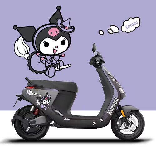 九号E系列电动摩托车E200 E80C 100 125个性创意拉花改装防水车贴