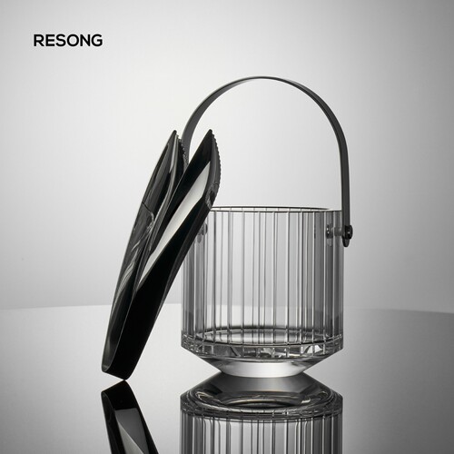 RESONG日诵家居 绅士水晶冰桶 家用透明手提现代简约