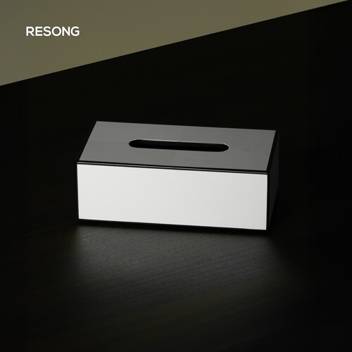 RESONG日诵家居 欧普漆器纸巾盒 客厅茶几卧室抽纸 软装饰品简约