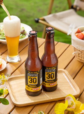 鲜啤30公里德式小麦无醇精酿啤酒低卡低酒精度330ml*12瓶聚会送礼