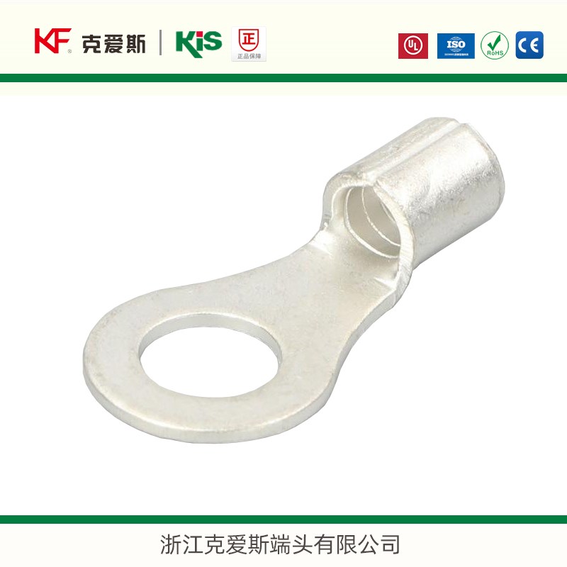 KF克爱斯接线端子RNB8-4/5/6/A8/10/12国标紫铜镀锡裸端头圆环KIS