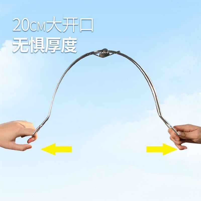 晒被子大夹子特大固定衣夹不锈钢棉被夹晾衣架防风家用超大号强力