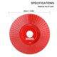Steel Carving Wood Grinyding NO.45 Sanding Angle Wheel Rotar