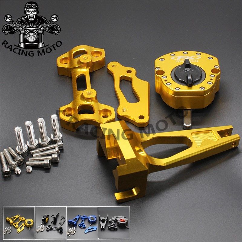 yamaha防甩头缓冲改装配件雅马哈MT09阻尼器Q支架龙头方向稳定平