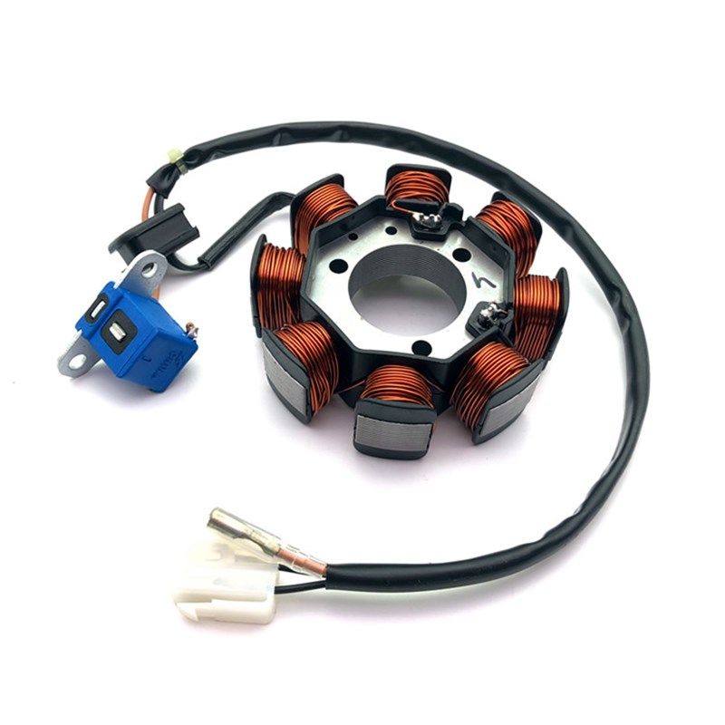 适用铃木丽彩QS125To-2 韵彩QS100T线圈 磁电机定子 点火线圈 磁