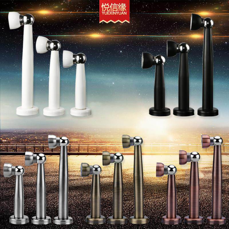 加长不锈钢门吸墙吸地吸室内门化妆室工程门碰门阻强磁门挡14.5cm