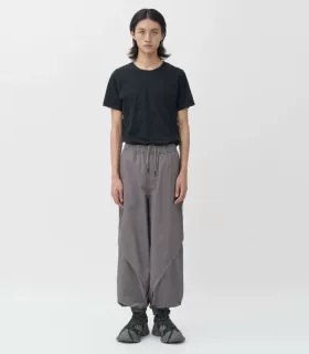 OLIX机能户外宽松休闲裤工装裤束脚户外冲锋裤褶皱抽绳拼接运动裤