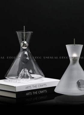 现代简约玻璃酒具酒壶摆件样板房售楼处酒柜厨房茶几X软装饰品摆