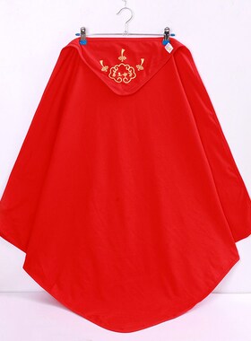 初生婴儿红色抱被纯棉a类四季百福包巾新生儿产房出院大红色包单