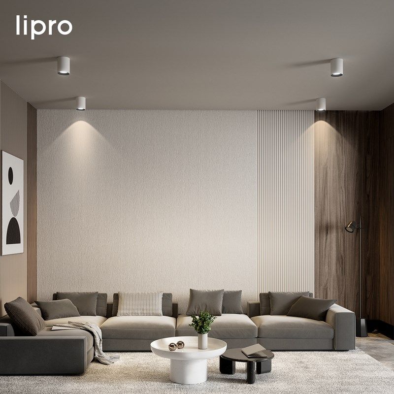 lipro 明装筒灯射灯lsed天花灯无主灯孔灯玄关灯过道灯极简洗墙灯