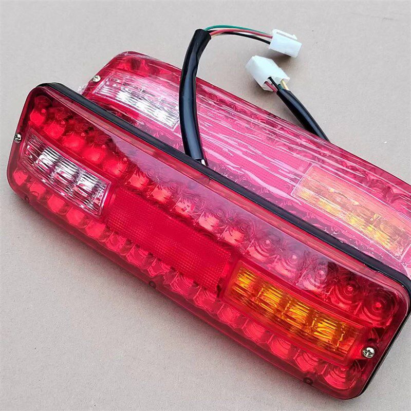 led摩托电动三轮车后尾灯总成12V通用转向灯行车灯倒车灯助力车