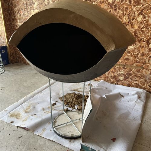 手工制作加厚传统烧饼锅老式烧饼炉子H鸡窝炉子木炭烧饼炉子送工