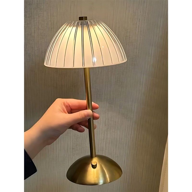 水晶覆古台灯卧室床头灯轻奢氛围灯床头柜灯充电小夜灯主卧高级感,家装灯饰光源,装饰台灯,淘宝优惠券,粉丝福利购,淘宝优惠卷