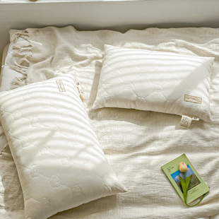 A类婴幼儿原棉儿童抑菌枕全棉绗缝绣花幼儿园午睡单支装枕头枕芯