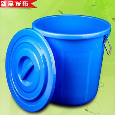 大垃圾桶大号环卫容量厨房户外无盖带盖圆形特大i号商用塑料家用
