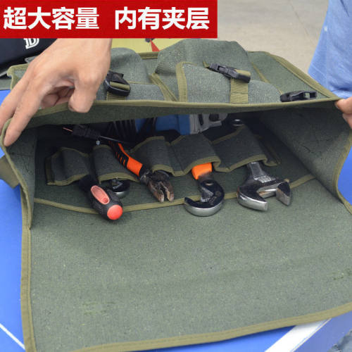 电工工具包帆布加厚加固单肩包多功能维修包耐磨五金工具袋超大包