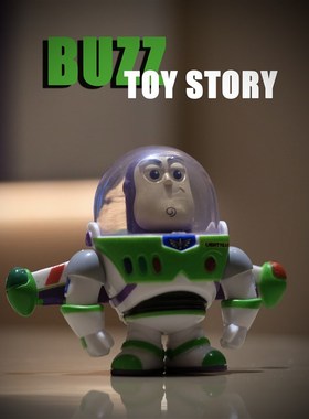 玩具老友记超o可动迷你可爱的大头仔巴斯玩具模型