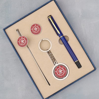 上海交通大学纪念品套装学生礼品金属校徽书签钥匙扣笔文创定制