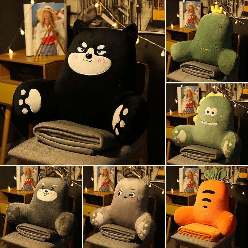 办公室座椅靠枕腰靠腰垫汽车靠垫腰枕靠背垫椅子护腰沙发孕妇抱枕