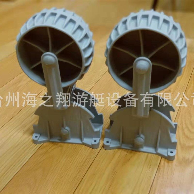 橡皮艇冲锋舟玻璃钢艇游艇塑料船铁船拖车轮沙滩轮