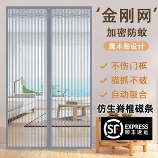 条金刚网帘沙门纱磁吸高级加密防蚊门帘强力2023新款 夏季 家用静音