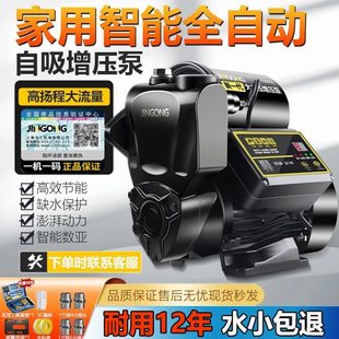 小型太阳能全自动楼防抽水机自来水管道冻家用增压泵高自吸泵