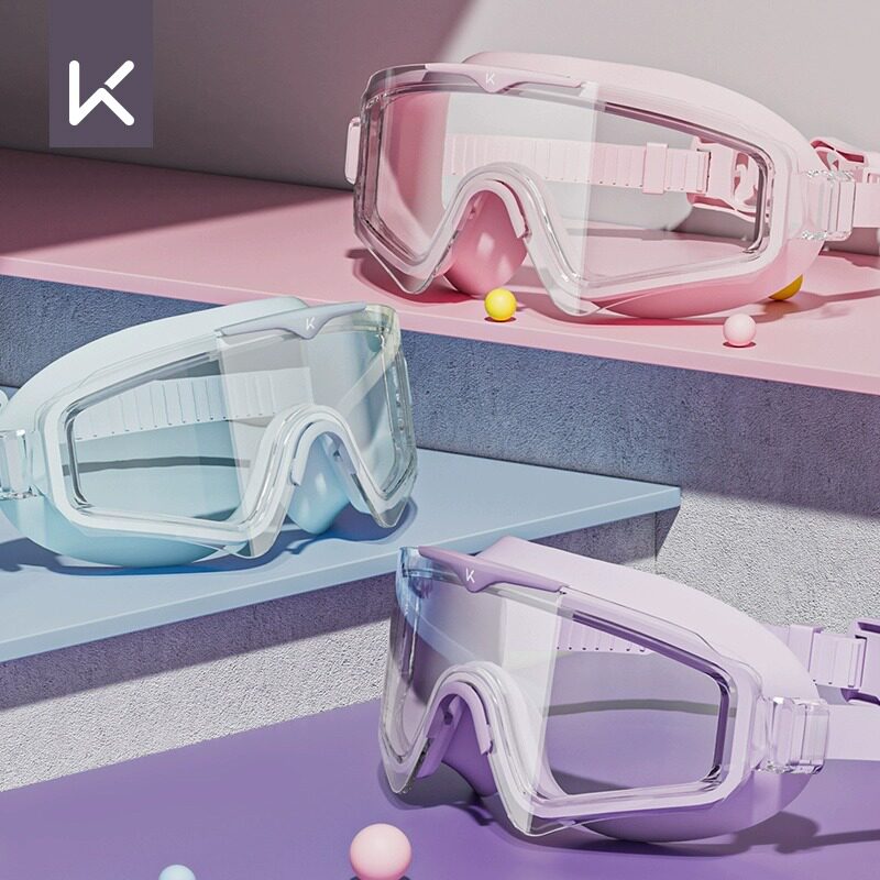 nón bơi phoenix Giữ Kính Bơi Trẻ Em Kính Bơi Bé Gái Bé Trai Chống Thấm Nước Chống Sương Mù HD Khung Lớn Bộ Thiết Bị Lặn Chuyên Nghiệp mũ trùm đầu đi bơi mũ bơi nào tốt