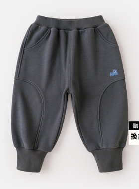 【特价清仓】嘟嘟家儿童裤子宝宝秋冬加绒加厚衣服男童帅气束脚裤