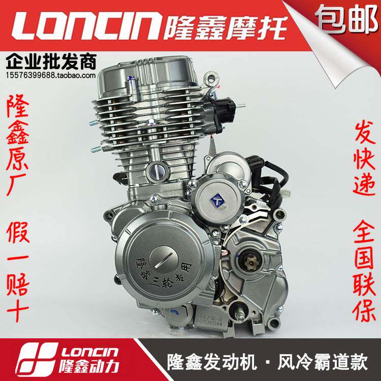 隆鑫动力霸道风冷125 150 175 200cc机头摩托车三轮车发动机总成