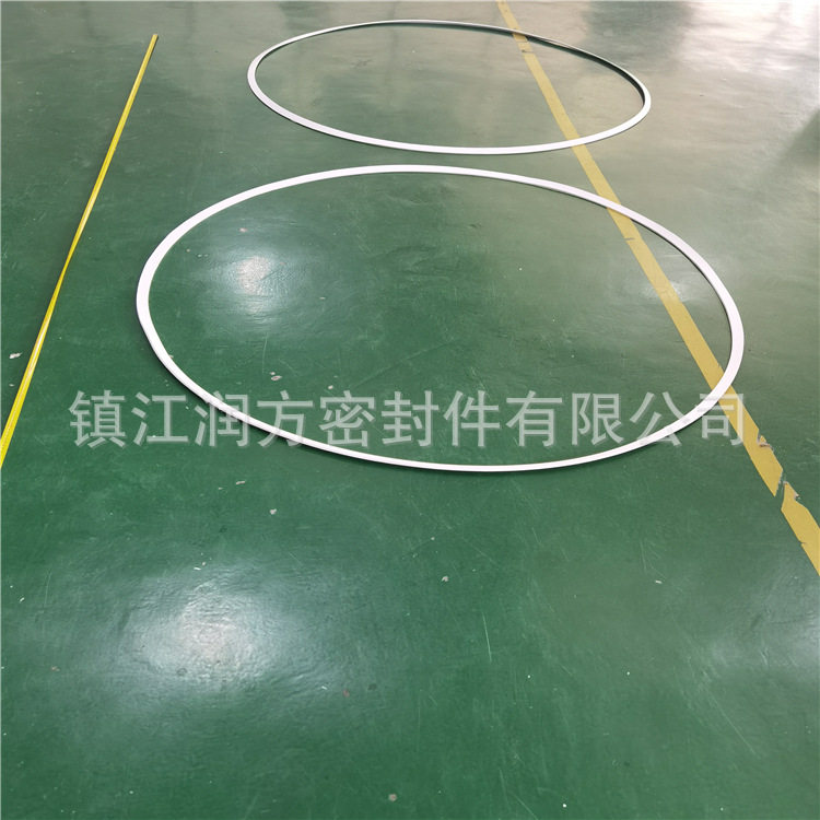 大规格氟塑料PTFE膨体法兰垫片四氟大尺寸软体密封垫片密封圈