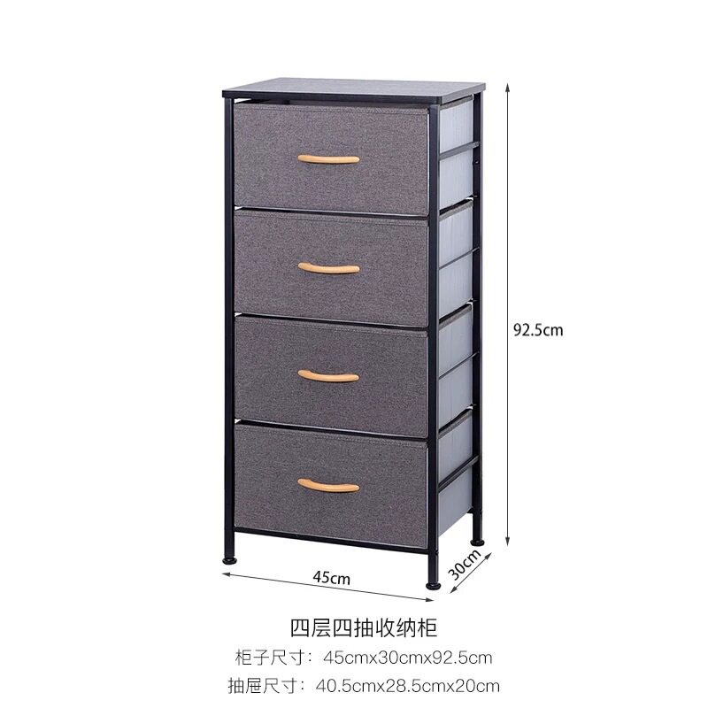 钢木书架置物架多层铁艺储物柜展示柜产品展示架货架落地抽屉